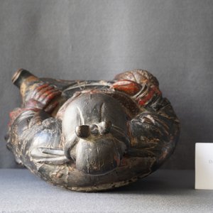 A large Chinese lacquered wood figure of Guandi, Kangxi — 照片 10