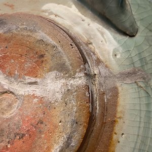 A large Chinese Longquan celadon tripod incense burner, Ming — photo 11