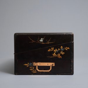 A large Chinese mother-of-pearl inlaid lacquer writing box, 19th C. — 照片 5