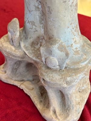 A large Chinese painted pottery figure of a civil official, Tang — photo 9