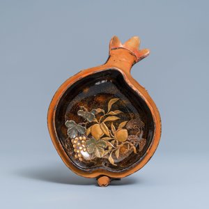 A large Chinese polychrome lacquer 'peach' box and cover, Kangxi — 照片 7
