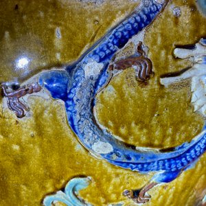 A large Chinese polychrome stoneware martaban jar and cover, Ming/Qing — 照片 21
