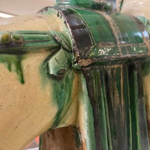 A large Chinese pottery model of an elephant, Ming — photo 18