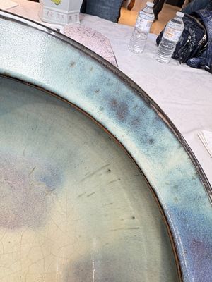 A large Chinese purple-splashed 'jun' basin, Yuan/Ming — photo 5