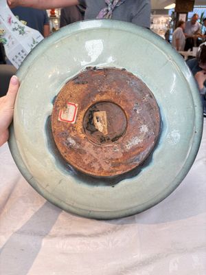 A large Chinese purple-splashed 'jun' basin, Yuan/Ming — photo 6