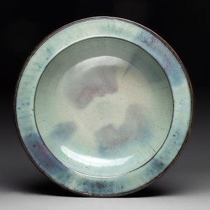 A large Chinese purple-splashed 'jun' basin, Yuan/Ming — photo 1
