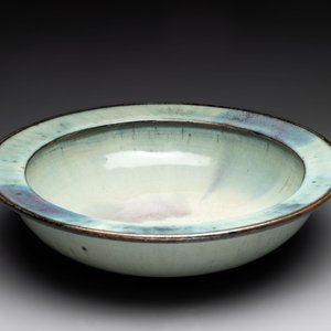 A large Chinese purple-splashed 'jun' basin, Yuan/Ming — photo 2