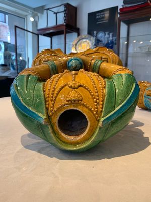 A large Chinese sancai-glazed Buddha, possibly from the Chengde Palace, Qianlong — photo 7