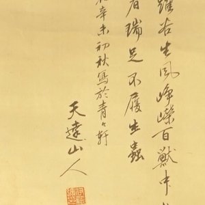 A large Chinese scroll painting of a tiger, 19/20th C. — photo 2