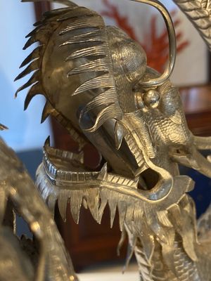 A large Chinese silver tripod censer, Shanghai Xinfengxiang 上海新鳳祥 mark, dated 1925 — photo 30