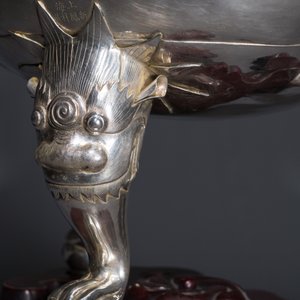 A large Chinese silver tripod censer, Shanghai Xinfengxiang 上海新鳳祥 mark, dated 1925 — photo 9