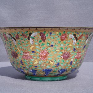 A large Chinese Thai market Bencharong bowl, 19th C. — 照片 15