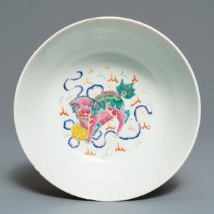 A large Chinese Thai market Bencharong bowl, Yongzheng mark, 19th C. — 照片 6
