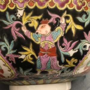A large Chinese Thai market Bencharong bowl, Yongzheng mark, 19th C. — 照片 15
