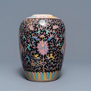 A large Chinese Thai market Bencharong ginger jar, 19/20th C. — 照片 5