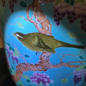 A large Chinese turquoise-ground Dayazhai-style jardinière, 19/20th C. — photo 12