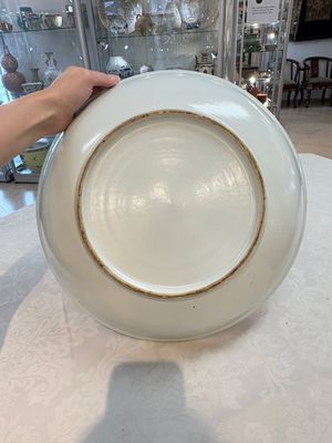 A large Chinese 'winter landscape' dish in the style of He Xuren 何許人, signed Rao Yongchang 饒永昌, dated 1902 — photo 8