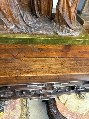 A large Chinese wooden 'Tiaoan' or altar table with chilong design, 19th C. — photo 18