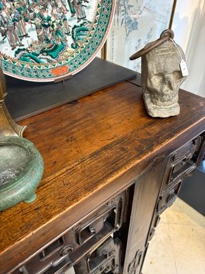 A large Chinese wooden 'Tiaoan' or altar table with chilong design, 19th C. — photo 20