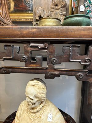 A large Chinese wooden 'Tiaoan' or altar table with chilong design, 19th C. — photo 8
