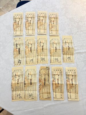 A large collection of 14 Chinese title deeds, 11 share applications, and a land law manual, 19/20th C. — photo 12