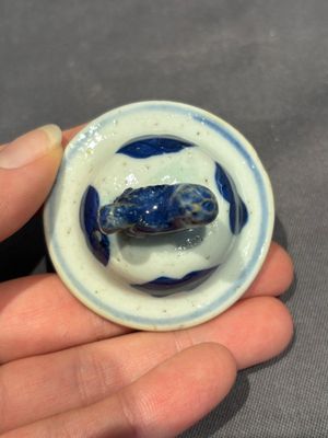 A large collection of 152 pieces, mainly Chinese porcelain covers, Kangxi and later — photo 129
