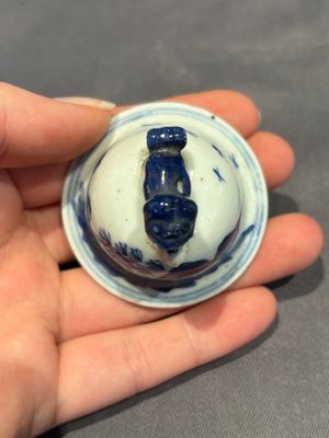A large collection of 152 pieces, mainly Chinese porcelain covers, Kangxi and later — photo 141