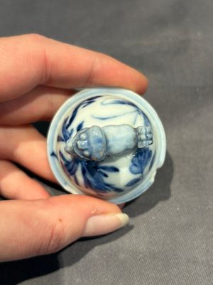 A large collection of 152 pieces, mainly Chinese porcelain covers, Kangxi and later — photo 143
