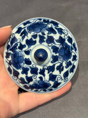 A large collection of 152 pieces, mainly Chinese porcelain covers, Kangxi and later — photo 155