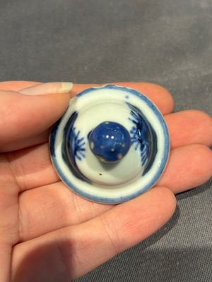 A large collection of 152 pieces, mainly Chinese porcelain covers, Kangxi and later — photo 159