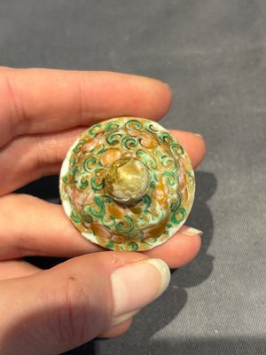 A large collection of 152 pieces, mainly Chinese porcelain covers, Kangxi and later — photo 191