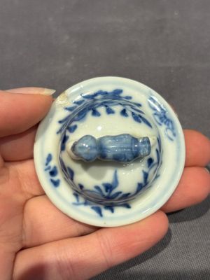 A large collection of 152 pieces, mainly Chinese porcelain covers, Kangxi and later — photo 205