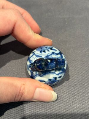 A large collection of 152 pieces, mainly Chinese porcelain covers, Kangxi and later — photo 209