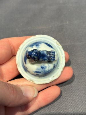 A large collection of 152 pieces, mainly Chinese porcelain covers, Kangxi and later — photo 221