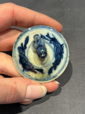 A large collection of 152 pieces, mainly Chinese porcelain covers, Kangxi and later — photo 225