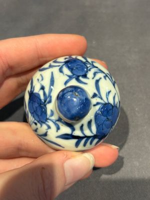 A large collection of 152 pieces, mainly Chinese porcelain covers, Kangxi and later — photo 243