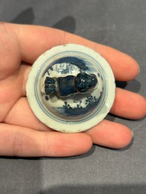A large collection of 152 pieces, mainly Chinese porcelain covers, Kangxi and later — photo 251