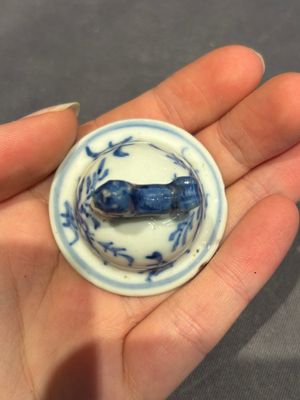 A large collection of 152 pieces, mainly Chinese porcelain covers, Kangxi and later — photo 255