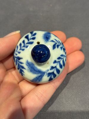 A large collection of 152 pieces, mainly Chinese porcelain covers, Kangxi and later — photo 259