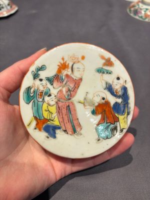 A large collection of 152 pieces, mainly Chinese porcelain covers, Kangxi and later — photo 27