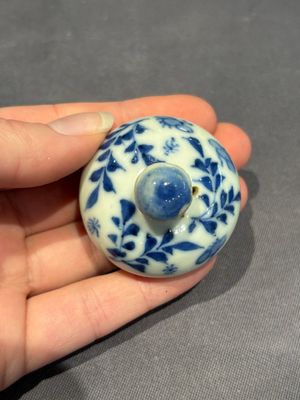 A large collection of 152 pieces, mainly Chinese porcelain covers, Kangxi and later — photo 275