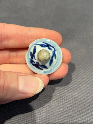 A large collection of 152 pieces, mainly Chinese porcelain covers, Kangxi and later — photo 281