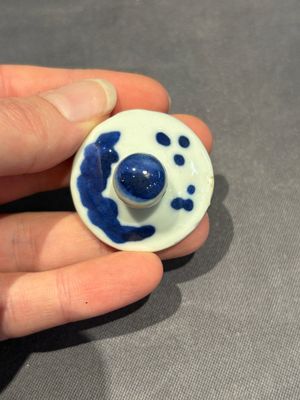 A large collection of 152 pieces, mainly Chinese porcelain covers, Kangxi and later — photo 287