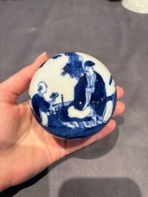 A large collection of 152 pieces, mainly Chinese porcelain covers, Kangxi and later — photo 41