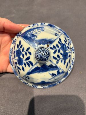 A large collection of 152 pieces, mainly Chinese porcelain covers, Kangxi and later — photo 5