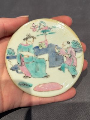 A large collection of 152 pieces, mainly Chinese porcelain covers, Kangxi and later — photo 55