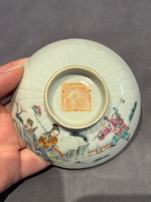 A large collection of 152 pieces, mainly Chinese porcelain covers, Kangxi and later — photo 57
