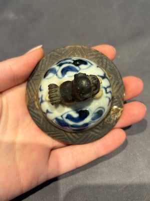 A large collection of 152 pieces, mainly Chinese porcelain covers, Kangxi and later — photo 77