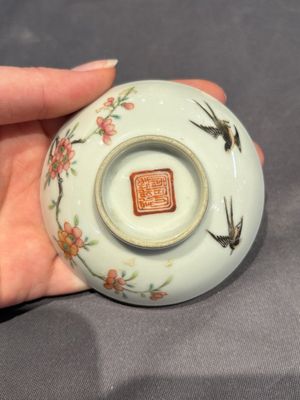 A large collection of 152 pieces, mainly Chinese porcelain covers, Kangxi and later — photo 89