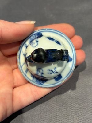 A large collection of 152 pieces, mainly Chinese porcelain covers, Kangxi and later — photo 95